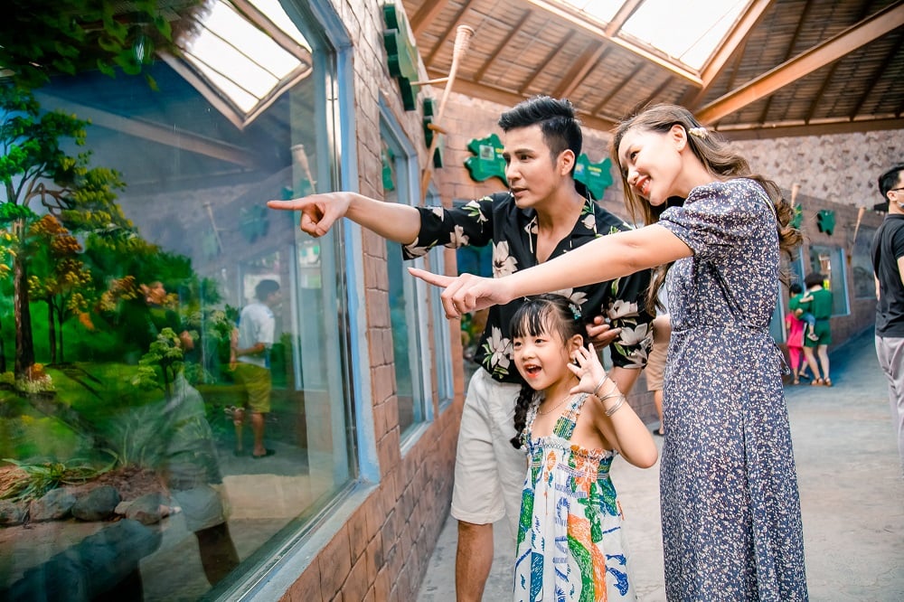Vườn thú là một trong những điểm thu hút trẻ em và gia đình